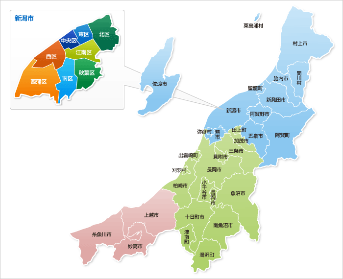 新潟県地図